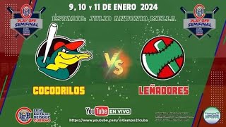 SEMIFINAL II LIGA ÉLITE LEÑADORES VS COCODRILOS JUEGO 5 [upl. by Hnao]