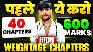 LAST 5 MONTHS NEET2025 🔥MOST HIGH YIELDING CHAPTERS OF BIO CHEM amp PHY✅neet2025 aiims [upl. by Eyatnod]