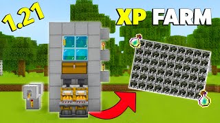 INFINITE FuelXP Farm in Minecraft Bedrock 121easy [upl. by Assillem136]