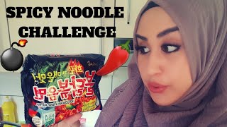 SCHÄRFSTE NUDELN DER WELT🤤  SPICY NOODLE CHALLENGE [upl. by Nillor193]