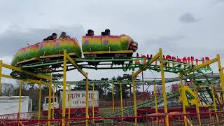 Caterpillar Funfair Ride London  Theme Park  Amusement Park [upl. by Lajes]