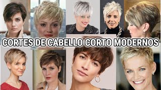 CORTES de CABELLO CORTOS MODERNOS CORTES de PELO CORTO de MODA 2023 [upl. by Tihor]