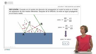 Reflexión de las ondas  1825  UPV [upl. by Nylleoj453]