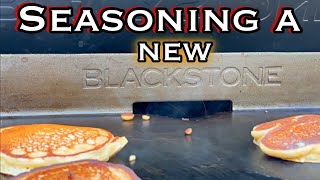 Blackstone Griddle First Time Seasoning [upl. by Shiroma279]