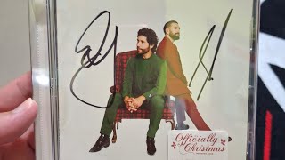 Unboxing Dan  Shay Autographed Its Officially Christmas CD 102424 [upl. by Miharba948]