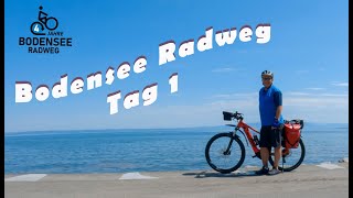 Bodensee Radweg Tag 1 Von Lindau nach Steckborn Jubiläumstour 2023 [upl. by Arramas142]