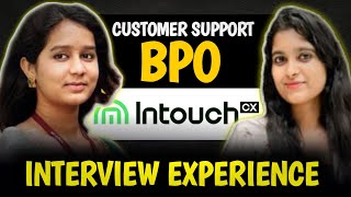 InTouch CX Recruitment Process  Interview Questions amp Salary Insights akshayhangaragi intouch [upl. by Lilas]