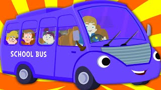 The wheels on the bus go round and round  Nursery Rhymes  Kids Rhymes Videos  kids tv [upl. by Ginny]