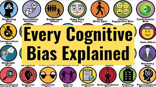 Every Cognitive Bias Explained in 10 Minutes [upl. by Zarger411]