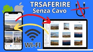 Trasferire foto da smartphone a pc senza cavo [upl. by Lladnek]