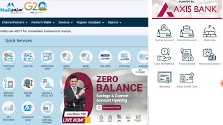 mobisafar axis bank csp  mobisafar new update  axis bank account opening [upl. by Hawkie]