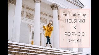 Finland Travel Vlog Helsinki Recap amp Porvoo [upl. by Arraic]