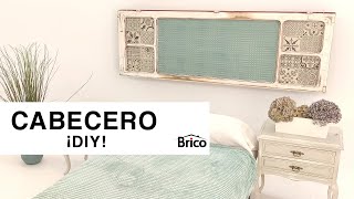 CABECERO ¡DIY 🛌 Cómo hacer tu propio cabecero de cama ¡Muy económico 😴 Bricomania [upl. by Zedekiah175]