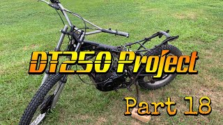 1977 Yamaha DT250 Project Part 18  MX Style Wiring [upl. by Erastatus]