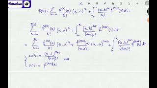 Formules de TaylorPartie 1Formule de Taylor avec reste intégrale N°1 [upl. by Minne]