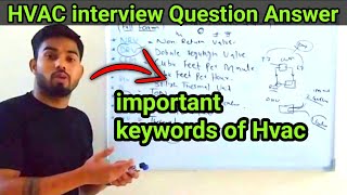 HVAC interview questions  hvac technician interview questions answer  hvac technician interview [upl. by Dyanna]