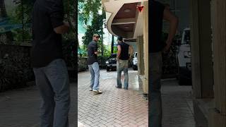 Ibrahim Ali Khan amp Saif Ali khan spotted at Bandra [upl. by Aztiray]