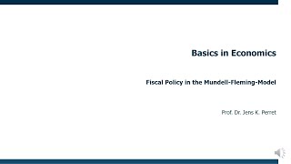 Effects of Fiscal Policy in the MundellFlemingModel [upl. by Aneres]