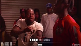 K SHINE VS CHESS RECAP🔥🔥🔥🔥 “THIS ONE TIME I USED TO SMOKE CIGARETTES‼️‼️🚬🚬” [upl. by Acissej254]