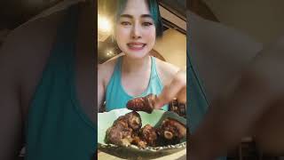 ASMR MUKBANG Crispy Spanish PIG TAIL [upl. by Carn]