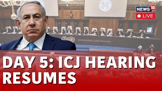 ICJ Hearing LIVE Day 5  ICJ On Israel Palestine Conflict LIVE Updates  PM Netanyahu News  N18L [upl. by Ennair]