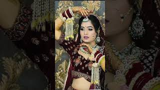 bridal dulhan makeup new fashion new design new artist bridal Dulhan ka makeup kaisa laga bataiye [upl. by Lertnom]