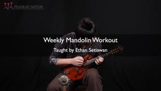 Weekly Mandolin Workout with Ethan Setiawan  Harp Scales [upl. by Noyahs]