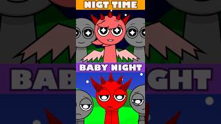 Incredibox Sprunki BABIES 🍼👶 VS Sprunki NIGHT TIME 🪙✨ All Characters [upl. by Jaime]