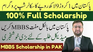 100 MBBS Scholarship in Pakistan  Free MBBS in Pakistan  Apply Now [upl. by Luing]