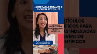 Artículos científicos en revistas indexadas cientificos shortvideos docentes [upl. by Berenice]