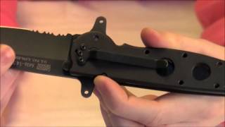 CRKT M1614SF Review  a womans perspective [upl. by Brockie]