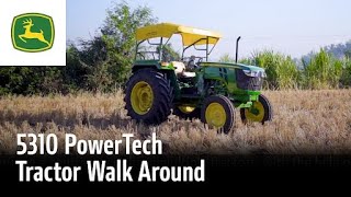 John Deere 5310 PowerTech GearPro Tractor  Walkaround Review amp Features [upl. by Suk901]