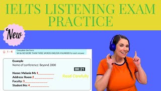 NAME OF CONFERENCE  IELTS LISTENING PRACTICE TEST [upl. by Purpura]