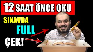 12 SAAT ÖNCE OKU SINAVDA FULL ÇEK Sınav duası başarı duası üniversite sınavı duası dualar [upl. by Enenej]