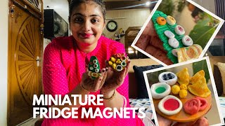 Miniature food fridge magnets [upl. by Saretta]