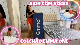 UNBOXING COLCHÃO EMMA ONE  É BOM MESMO Fiz um Teste Junto Com Vocês [upl. by Ilaw]