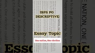 Descriptive Essay Letter Writing For IBPS PO amp SBI PO 2024 [upl. by Culhert477]