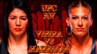 Ketlen Vieira vs Kayla Harrison Fight Simulation [upl. by Atnuahs235]