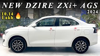 New 4th Gen DZIRE ZXi AGS 2024  Top Model  Features  Price  Interior  Exterior [upl. by Luapnaej]