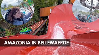 Bellewaerde Park opent waterattractie Amazonia onride POV Intamin spinning rapids [upl. by Kyte]