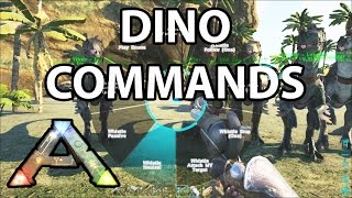 Dino Commands Ark Survival Evolved How to [upl. by Ariajaj318]