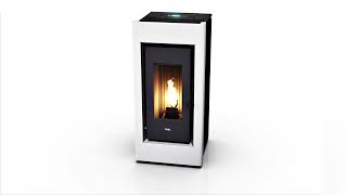 Pelletskamin Cadel Prince 11 kW [upl. by Kipton]