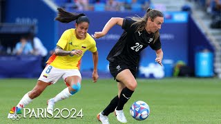 Colombia gets comfortable 20 win over New Zealand  Paris Olympics  NBC Sports [upl. by Merete]