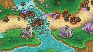 Kingdom Rush Origins  Waterfall Trails  3 Stars NLL Walkthrough [upl. by Trina155]