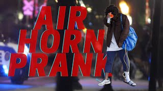 Homeless Prank  Air Horn Prank MUST WATCH [upl. by Fortunia]