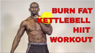 Do Kettlebells Burn Fat Kettlebell HIIT Workout [upl. by Frayne]