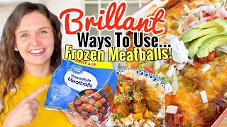 5 UNBELIEVABLE Recipes Using Frozen Meatballs  The EASIEST Shortcut Meals  Julia Pacheco [upl. by Duff118]