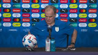 Conferencia Marcelo Bielsa 10  07  2024 Post Eliminación de Uruguay en la Copa América [upl. by Dewhirst]