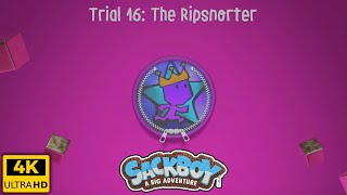 Sackboy A Big Adventure  Knitted Knight Trial  The Ripsnorter 16  GOLD [upl. by Sremmus374]