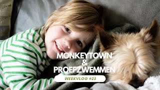 Monkeytown amp proefzwemmen Weekvlog 25 [upl. by Fulbert277]